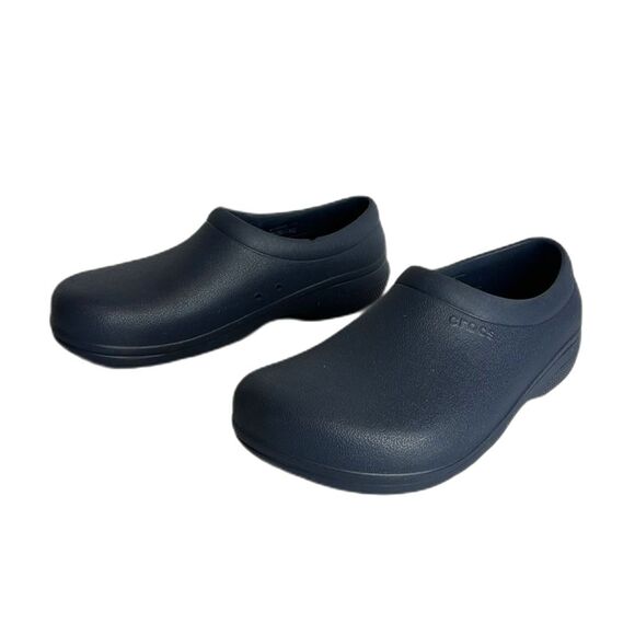 Crocs Unisex-Adult Men's and Women's on The Clock Clog Slip Resistant Work Shoes - Picture 2 of 9